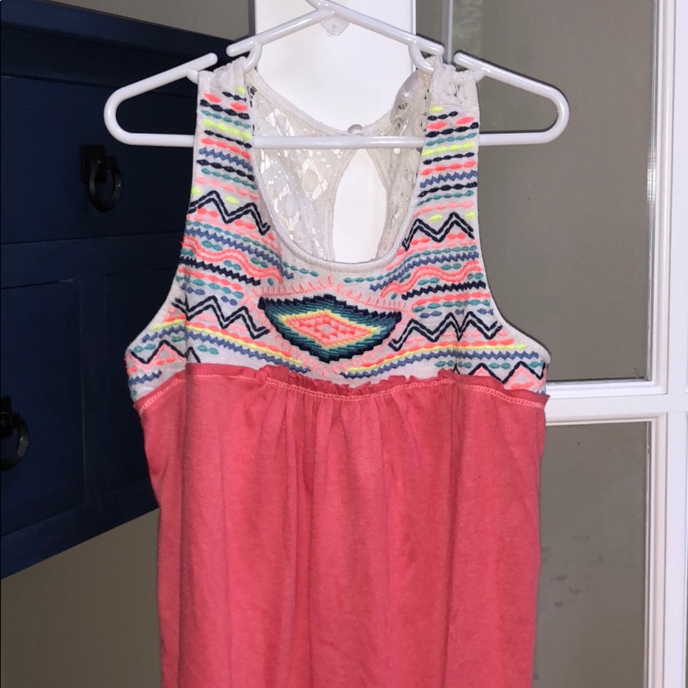 Pink Aztec Tank